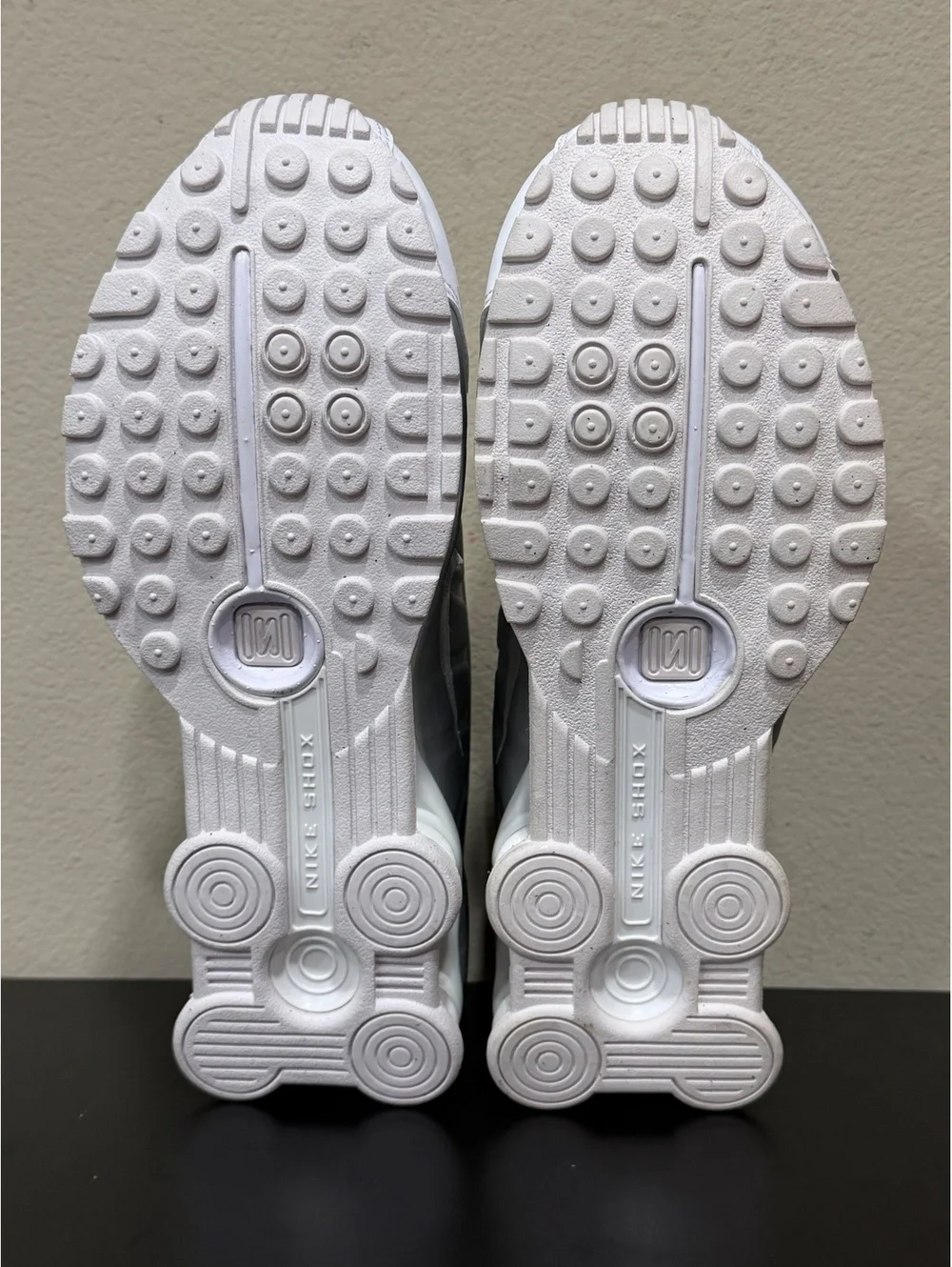 Size 10 - Nike Shox R4 “White Metallic Silver” 2024